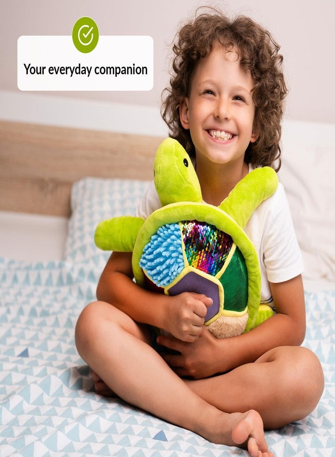 ODOXIA Sensory Turtle Stuffed Animal | Sensory Plush Toy | Fidget Stuffed Animal for Kids | Great for Sensory Needs | Sensory Stuffed Animals for Children | Sensory Pillow Plush - Image 2